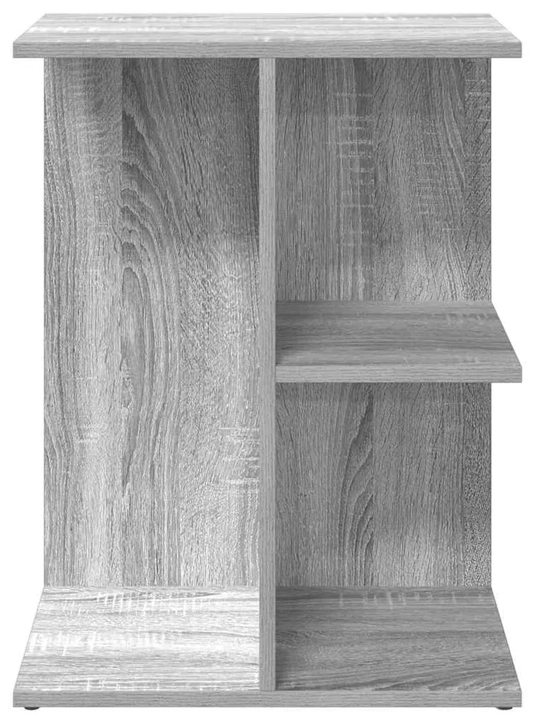 Mesa cabeceira 46,5x29x61 cm derivados madeira cinzento sonoma