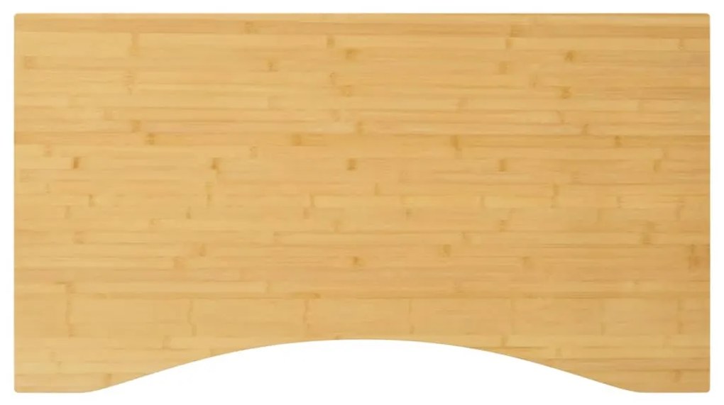 vidaXL Tampo de secretária 110x60x2,5 cm bambu