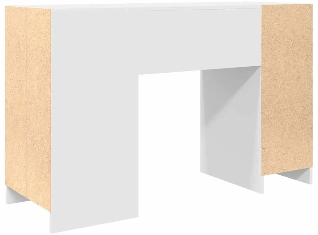 Secretária 120x42x76 cm derivados de madeira branco