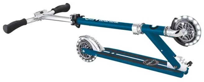 Trotinete Infantil com Rodas LED – Flow Element Lights – Prateado Crom