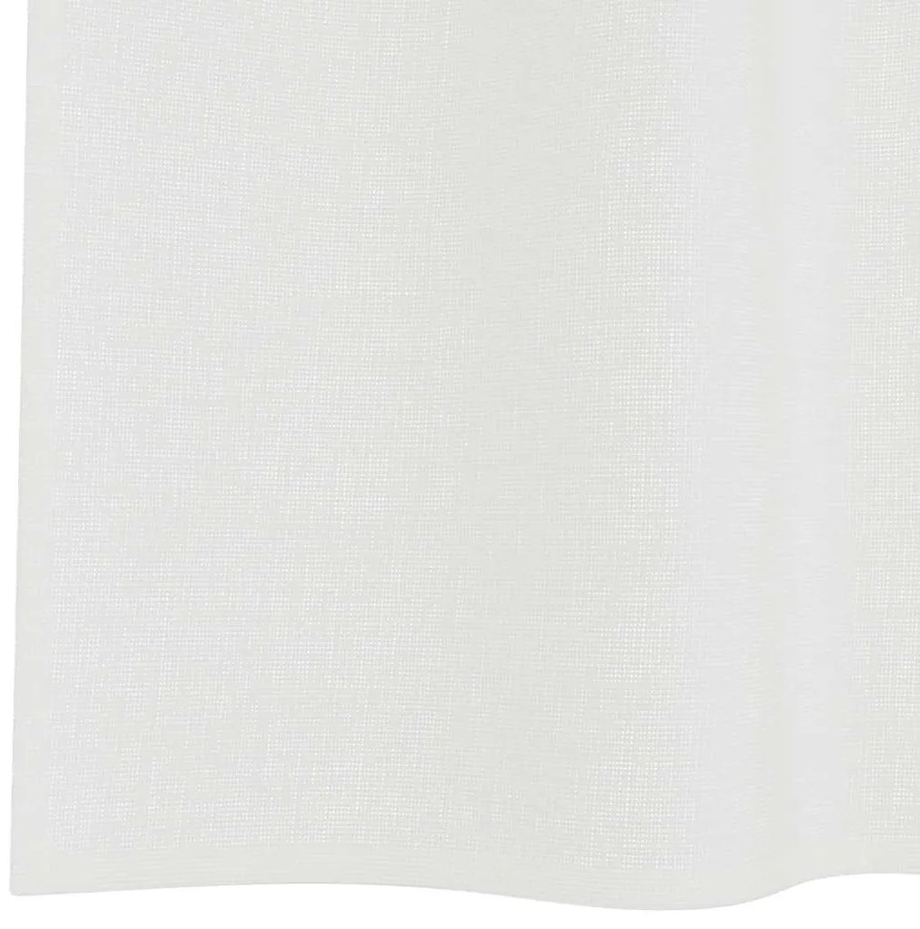 Cortinas de voile com laços 2 pcs branco 140x245 cm