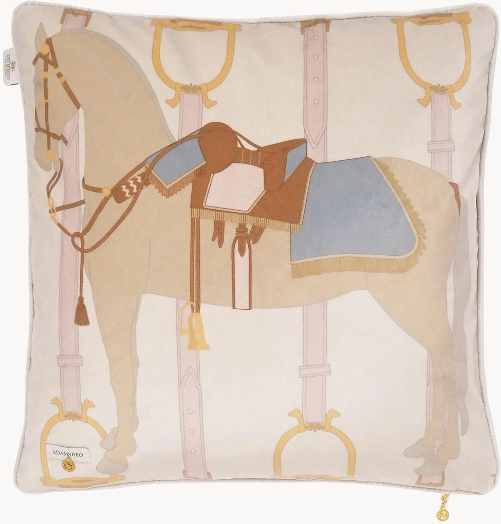 Almofada em veludo Heritage Horse