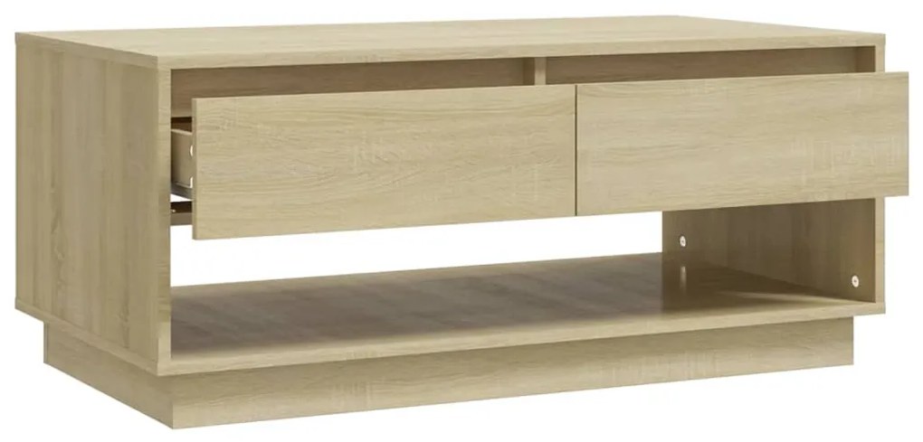 Mesa de centro derivados de madeira carvalho sonoma