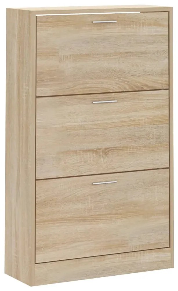 Sapateira 63x24x103 cm derivados de madeira carvalho sonoma
