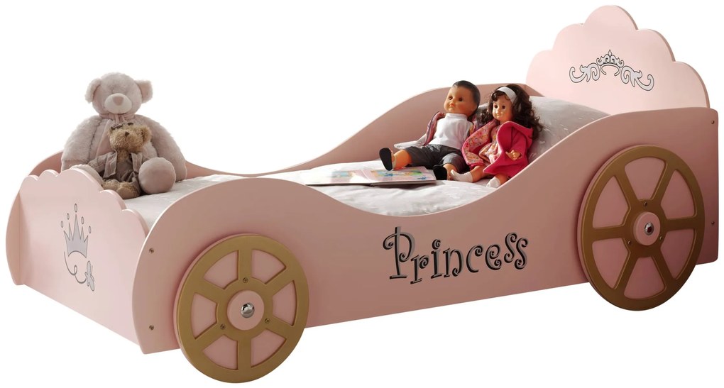 Cama De Criança PRINCESA PINKY Rosa