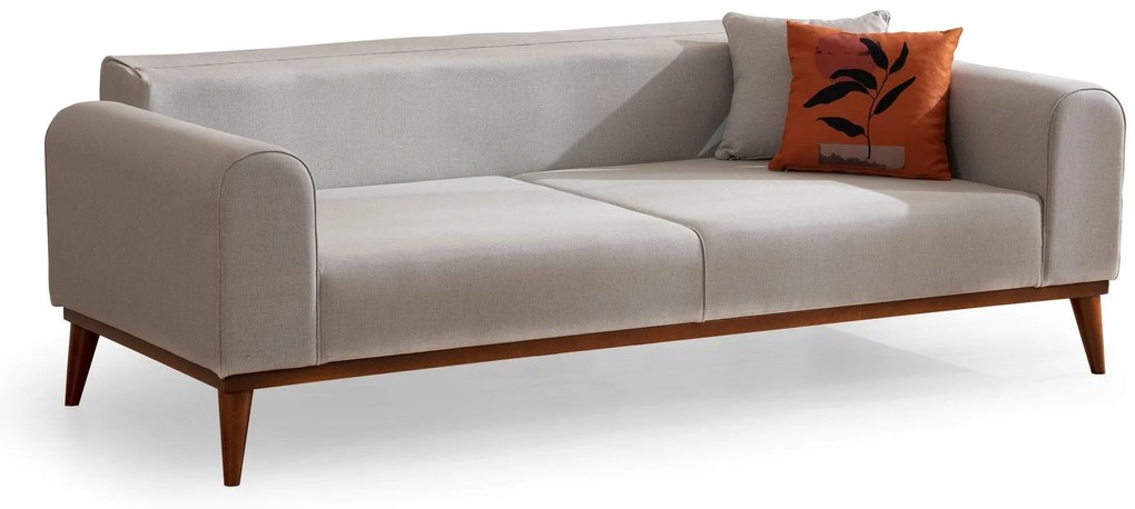 Sofá-cama de 3 Lugares Cofi – Creme – 222x90x80 cm