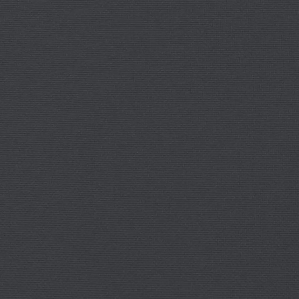 Almofadões para móveis de paletes 2 pcs tecido oxford preto