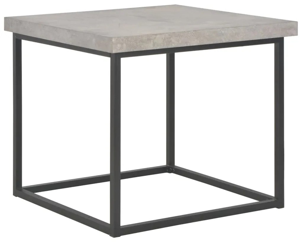 vidaXL Mesa de centro 55x55x53 cm aspeto de cimento