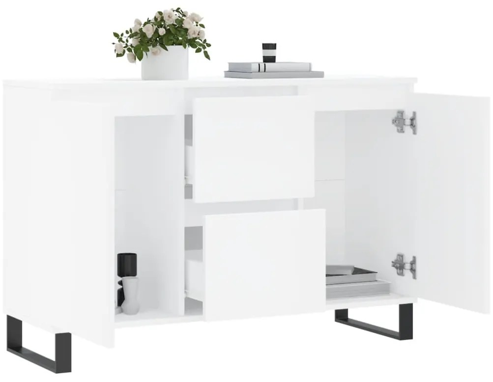 Aparador 104x35x70 cm derivados de madeira branco
