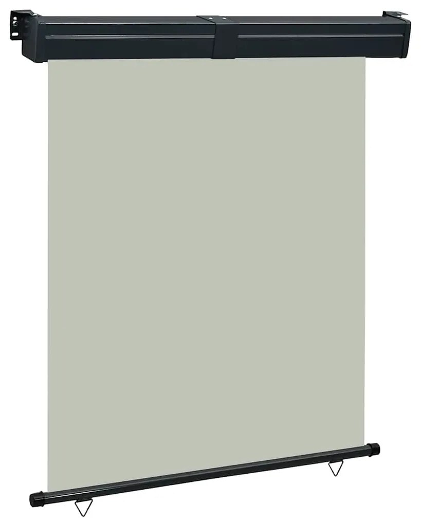 Toldo lateral para varanda 145x250 cm cinzento