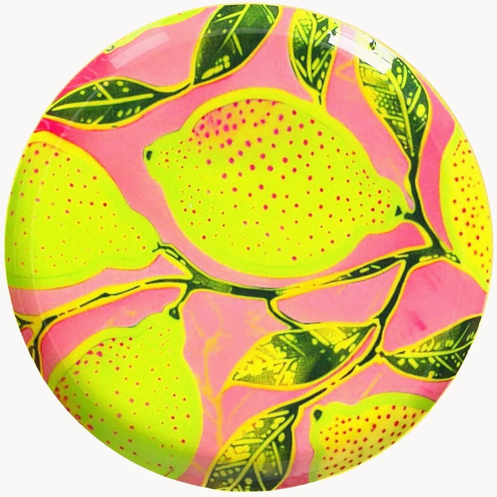 Tabuleiro decorativo em ferro Lemon Tree
