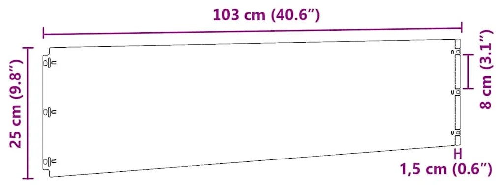 Orlas de relva 10 pcs branco 25x103 cm aço laminado a frio