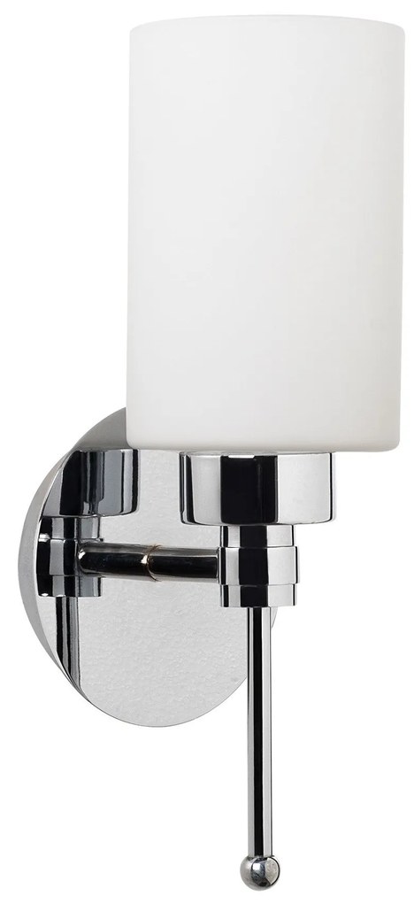 Aplique de Parede Balcova – Prateado – Diâmetro 12 cm, Altura 32 cm