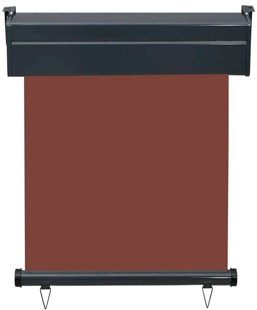 Toldo lateral para varanda 60x250 cm castanho