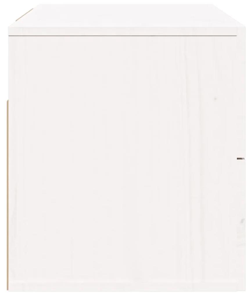 Mesas de cabeceira de parede 2 pcs 50x36x40 cm branco