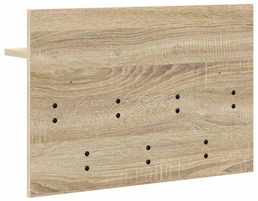 Cabideiro de Parede Carvalho sonoma 60 x 40 x 12 cm