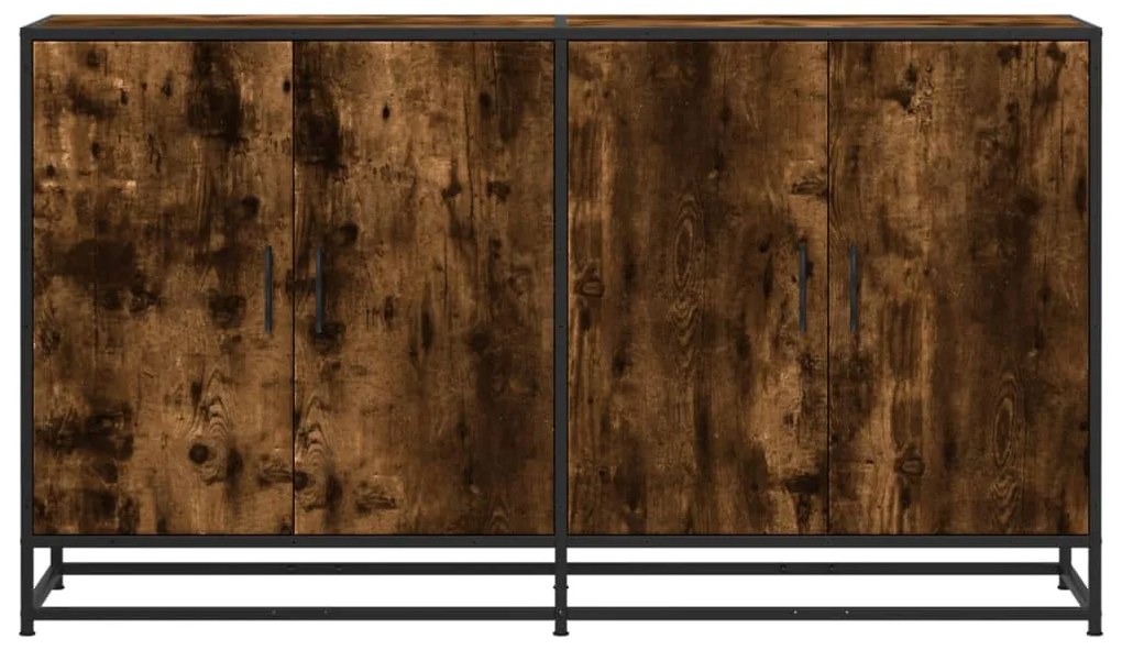 Aparador 134x35x76 cm derivados de madeira carvalho fumado