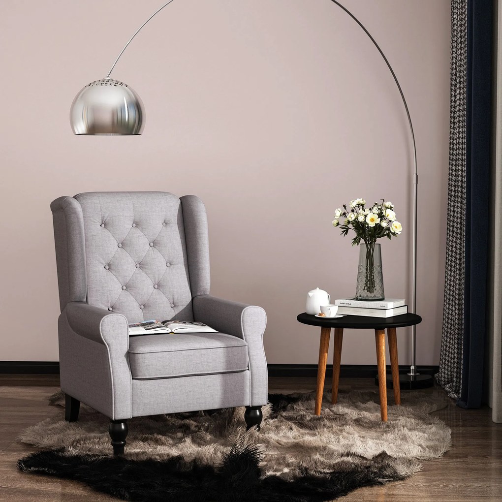 Poltrona de Sala de Estar Poltrona Moderna para Dormitório com Apoio p