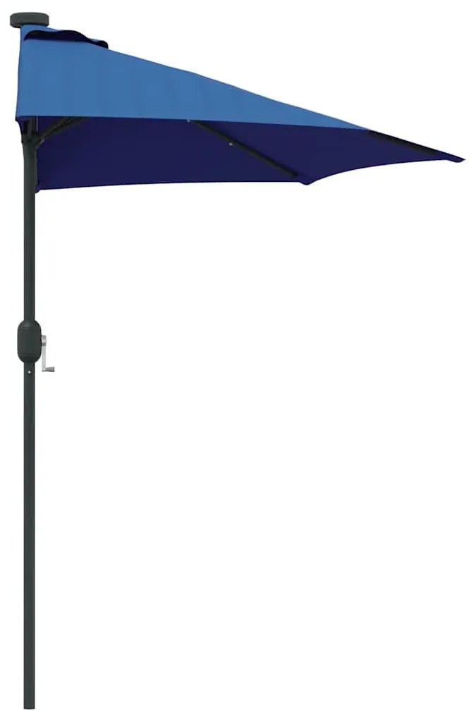 Guarda-sol de Jardim Azul 294 x 150 x 223 cm tecido