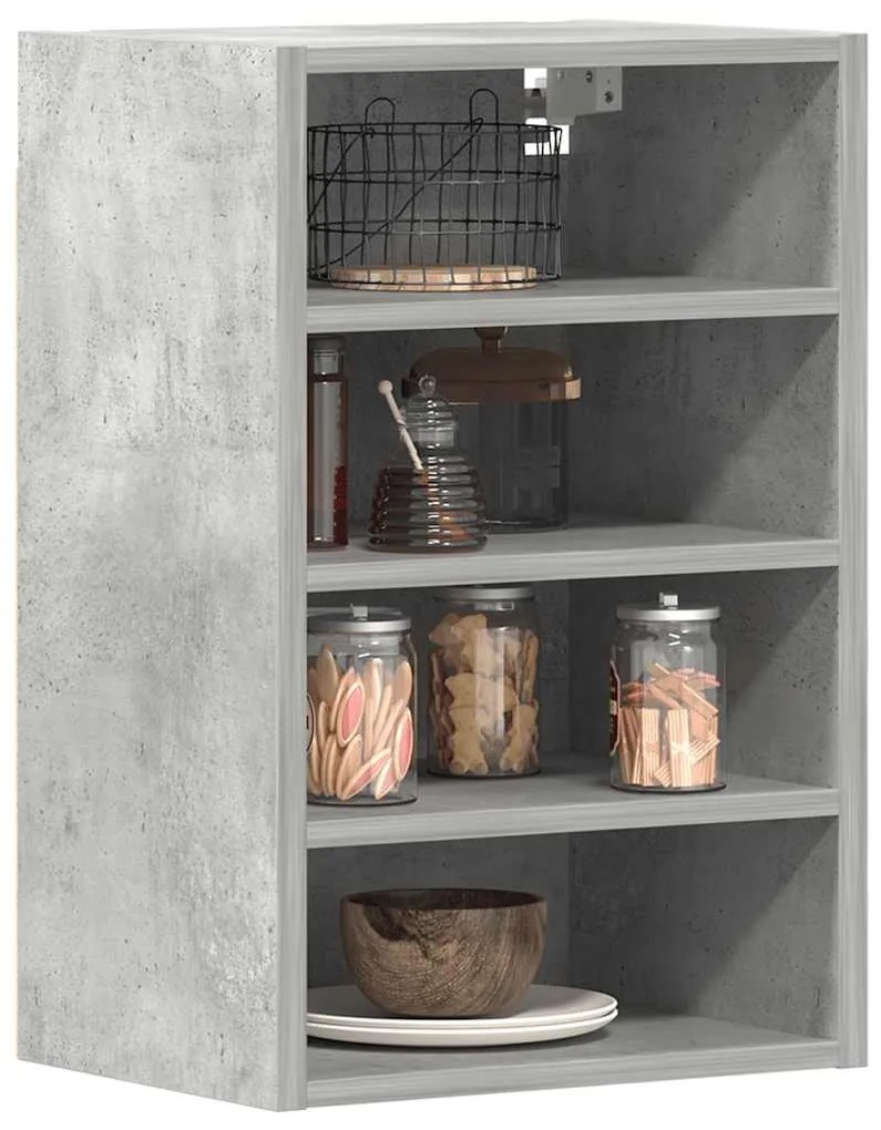 vidaXL Armário suspenso “Riga” 40x29,5x60 cm cinza cimento