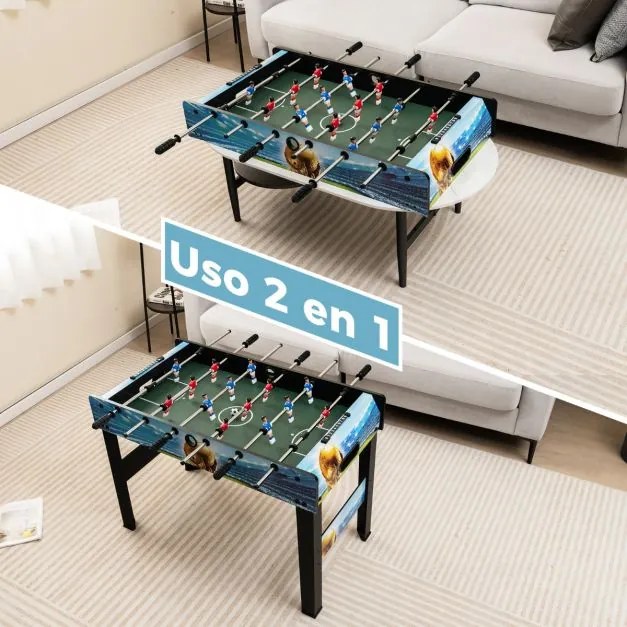 Mesa de matraquilhos de 94 cm para crianças com painel de avaliação e pernas amovíveis para sala de jogos, festas e matraquilhos 94 x 51 x 68,5 cm