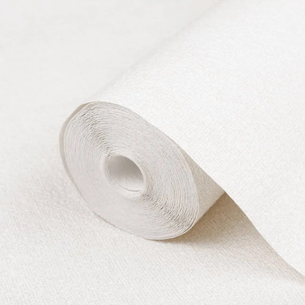 Papel parede 3D 10x0,53 m tecido não-tecido cinzento sólido