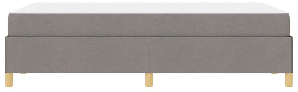 Cama Box Outros Taupe e Branco 120 x 190 cm tecido