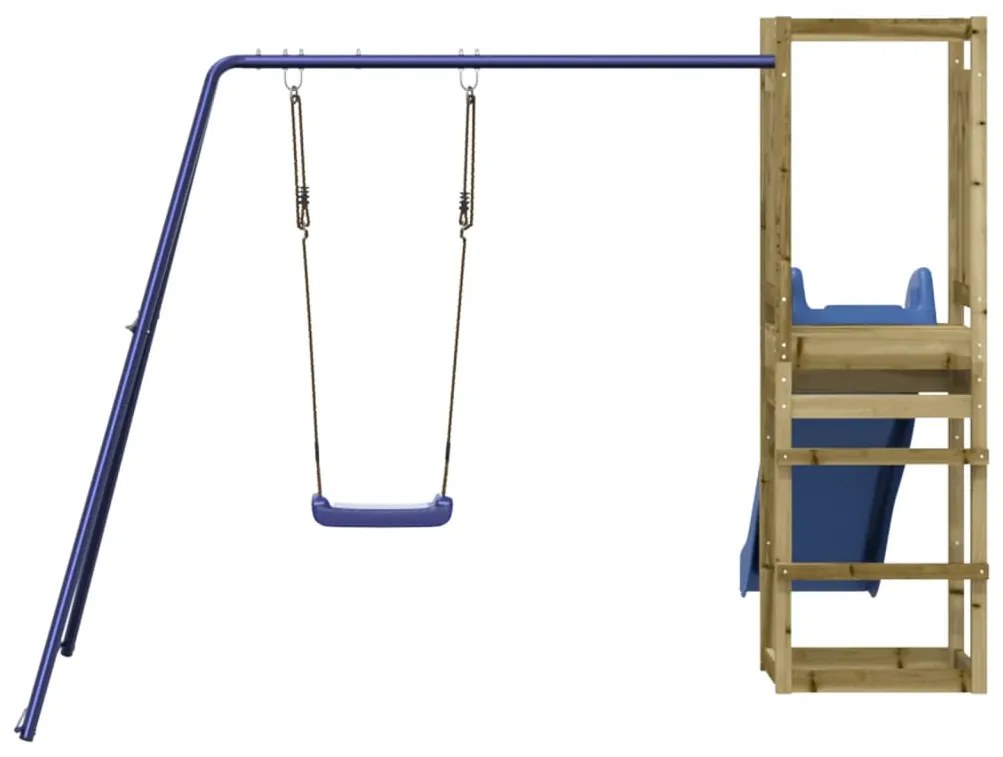 Conjunto de brincar para exterior madeira de pinho impregnada