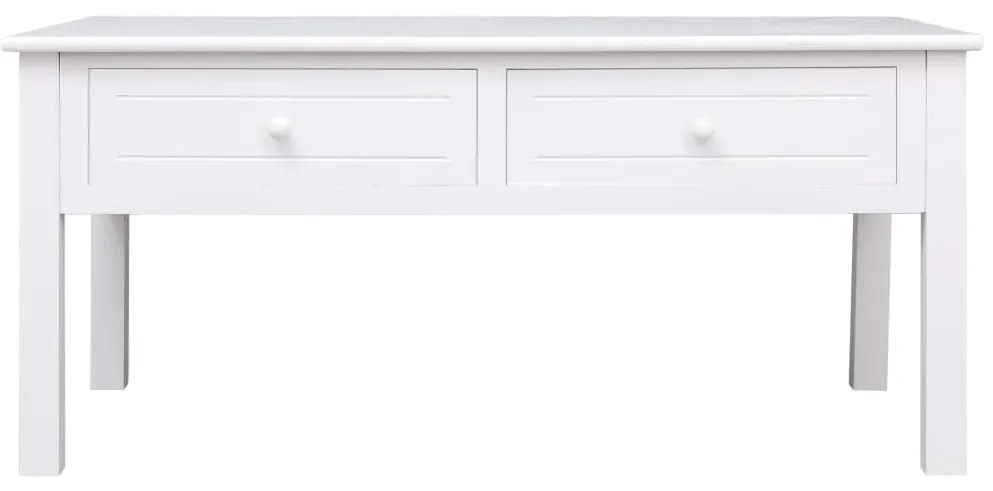 Mesa de centro 100x50x45 cm madeira branco