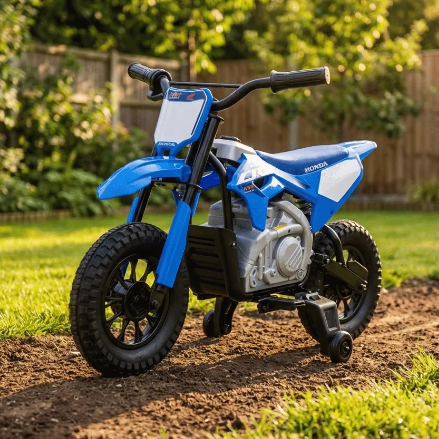Mota eletrica bateria 12V para Crianças HONDA CFR450R Azul
