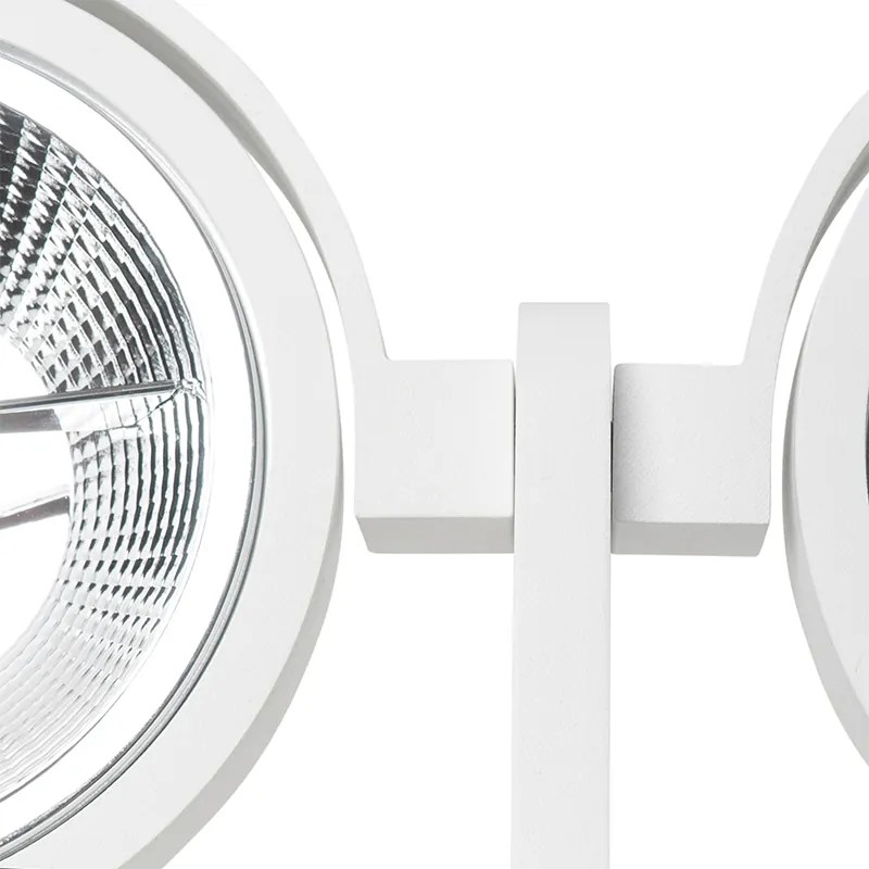 Foco moderno branco 2 luzes - Master 111