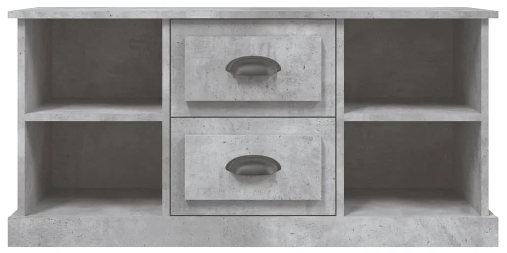 Móvel TV 99,5x35,5x48 cm derivados de madeira cinzento cimento