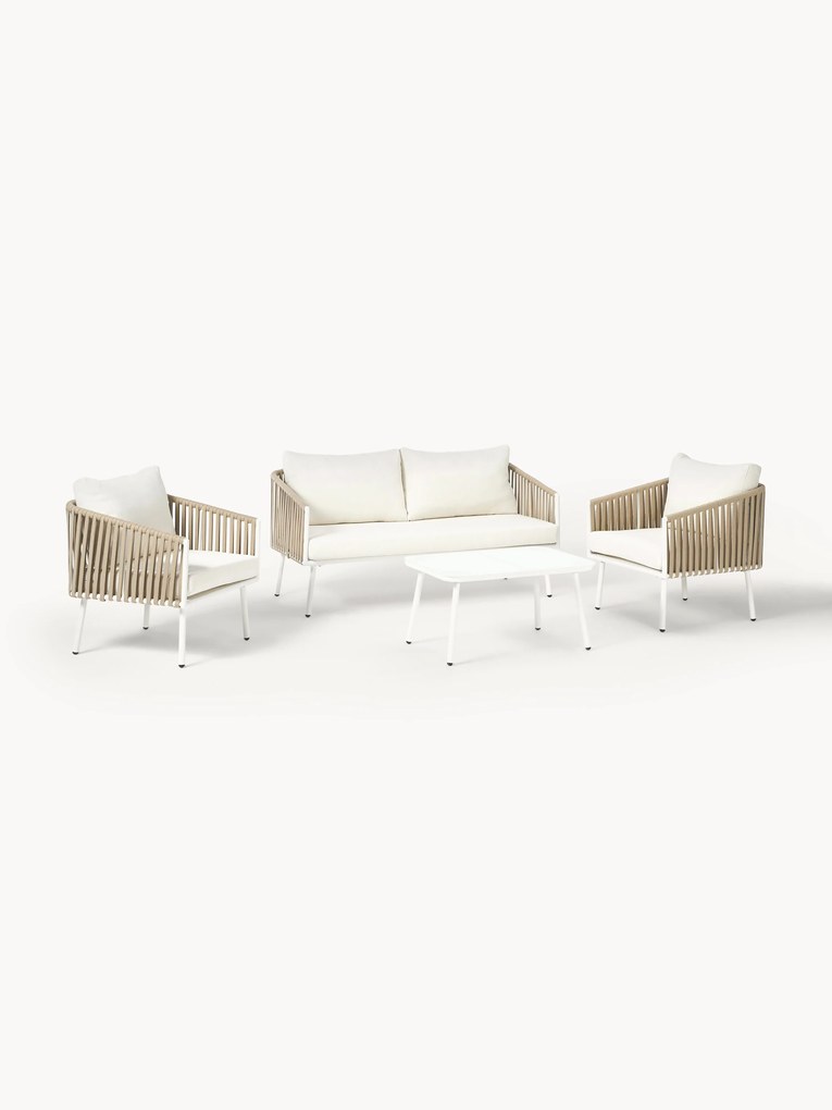 Conjunto lounge de jardim Malo, conjunto de 4