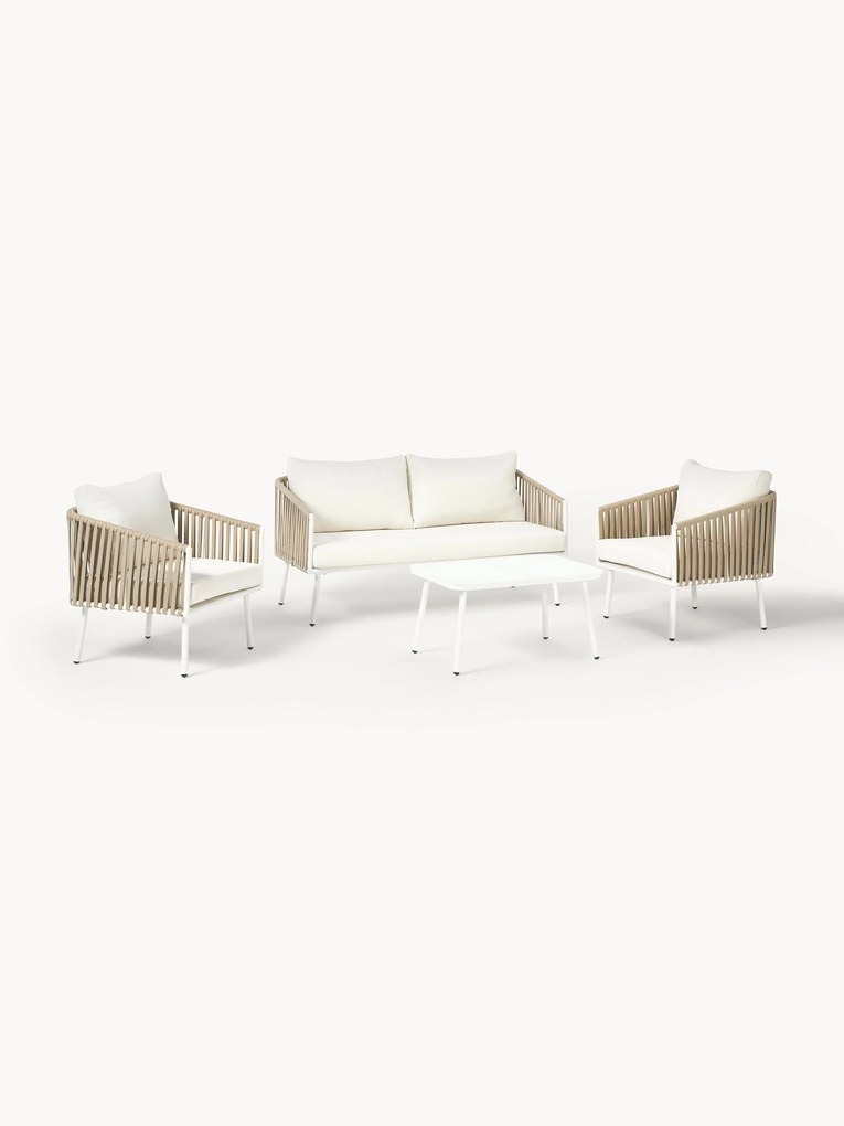 Conjunto lounge para jardim Malo, conjunto de 4