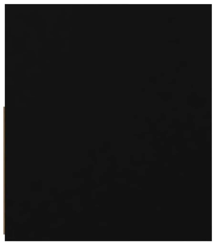 Móvel de TV com luzes LED 120x35x40 cm preto