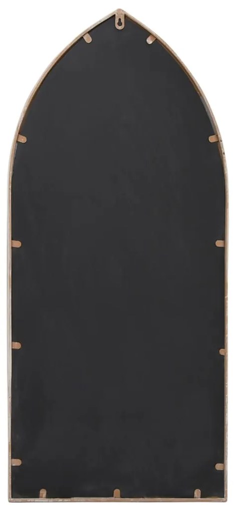 Espelho de jardim p/ uso exterior ferro 100x45 cm cor de areia