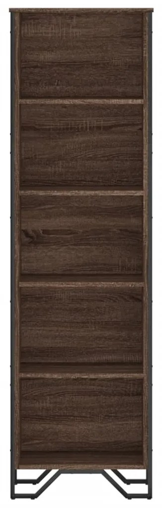 Estante 50x31x169 cm derivados de madeira carvalho castanho