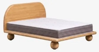 Cama Em Madeira De Manga Bicheno Madeira De Manga & 200 X 200 Cm & 200 X 200 Cm - Ivanor - Sklum