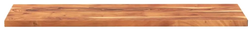 Tampo de mesa retangular 140x60x3,8 cm madeira de acácia maciça