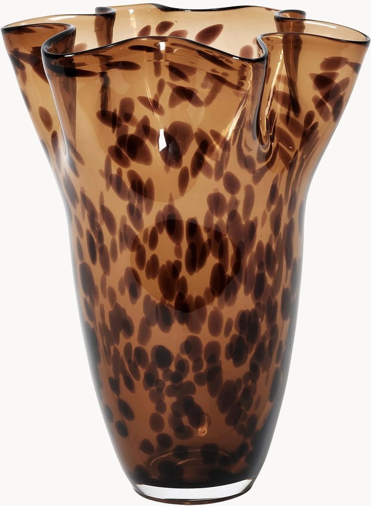 Jarra de vidro artesanal Liva, Alt 32 cm