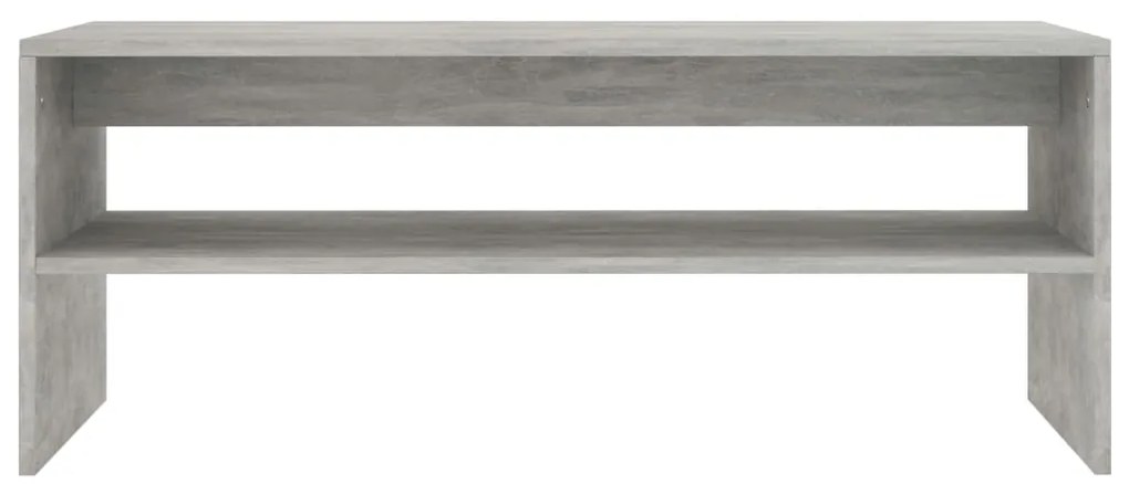 Mesa de centro derivados de madeira cinzento cimento