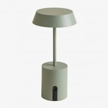 Lâmpada De Mesa Led Sem Fios Para Exterior Uliana Celadon Mousse - Sklum