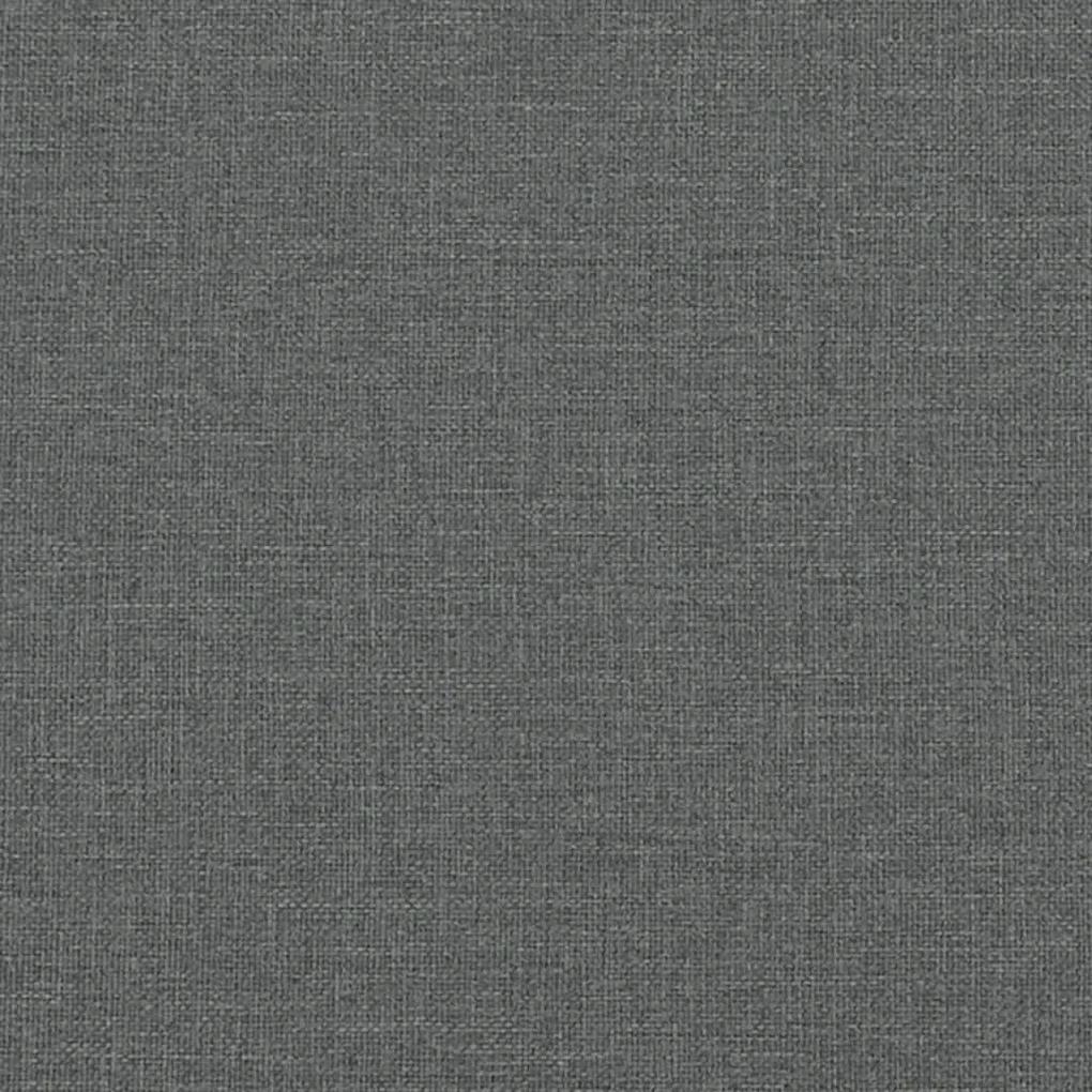 Sofá Bianca - De 2 Lugares - Em Tecido - Cor Cinza Escuro - 138x77x80