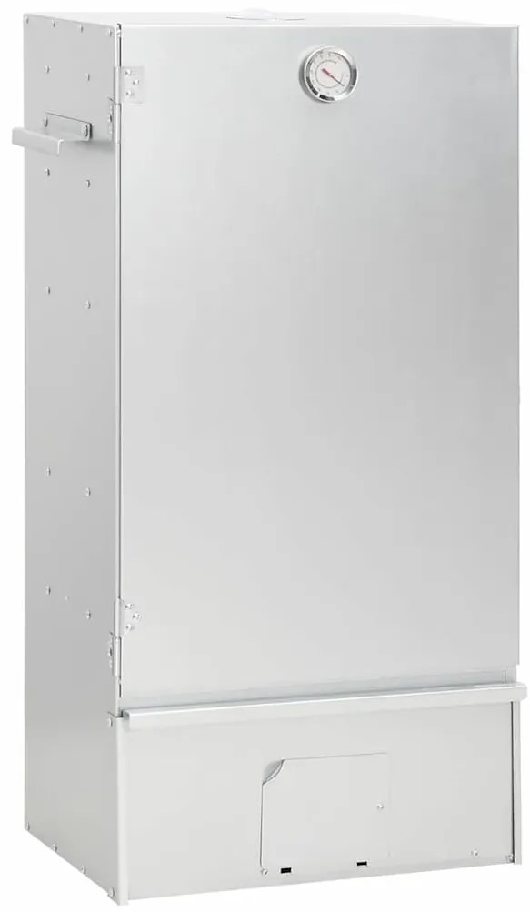 Defumador com mesa aço galvanizado