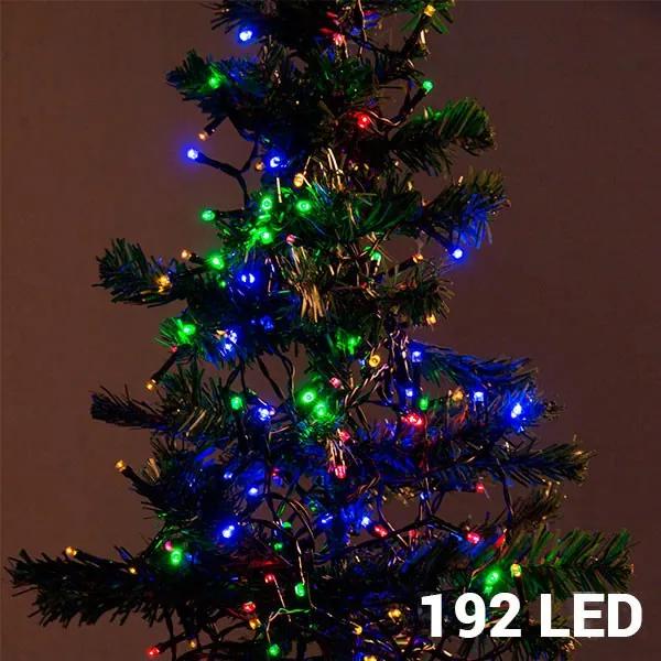Luzes de Natal Policromáticas (192 LED)