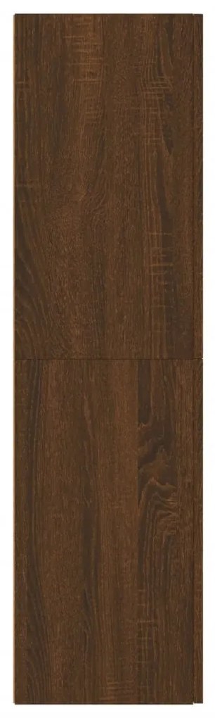Móvel para TV de parede 30,5x30x110 cm cor carvalho castanho