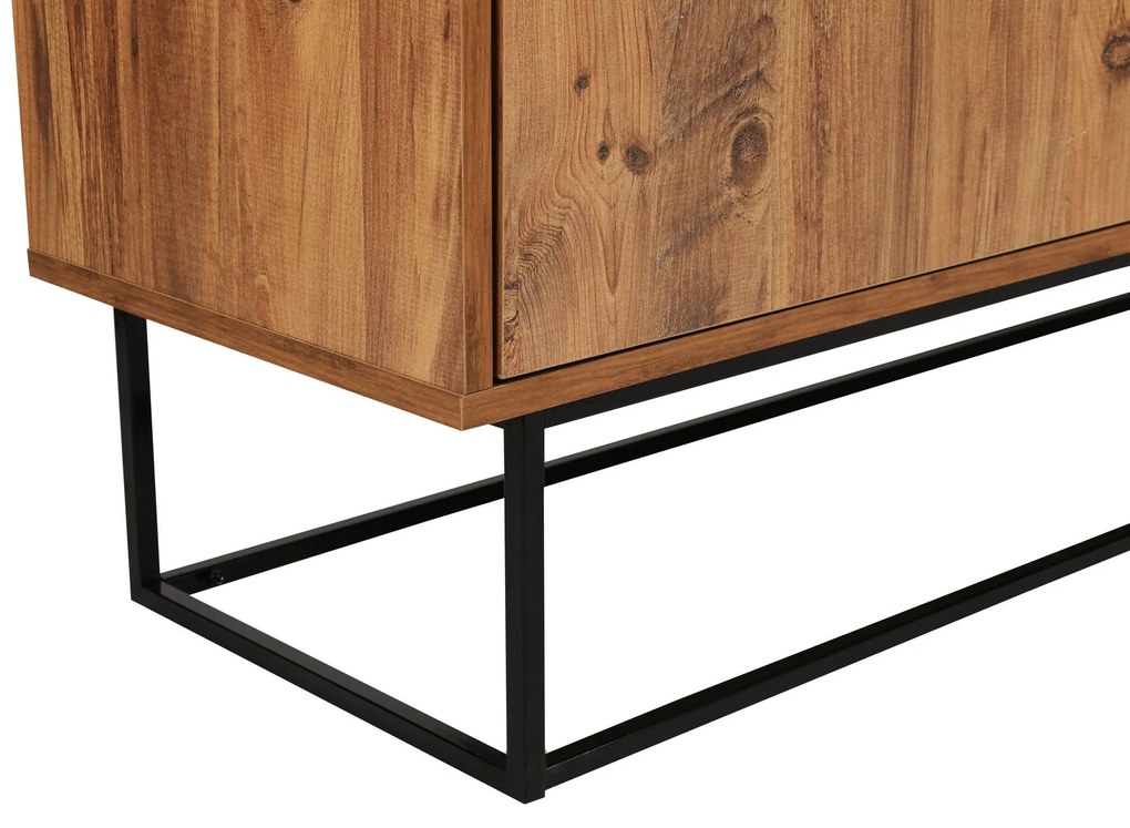 Móvel TV Lupin – Nogueira – 140 cm x 50 cm x 40 cm