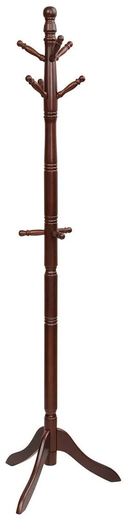 Cabideiro de madeira ajustável e independente - cinza