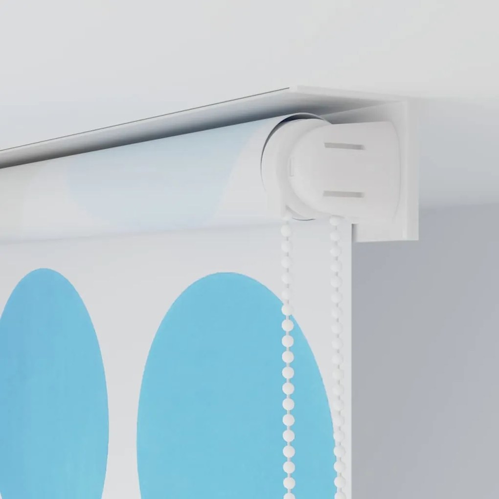 Estore de rolo para o duche 100x240 cm círculos
