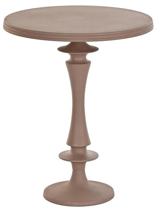 Mesa de Apoio Dkd Home Decor Cor de Rosa Alumínio (40 X 40 X 50 cm)